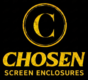 Chosen Screen Enclosures logo - Florida pool cage and patio screen enclosure installation experts