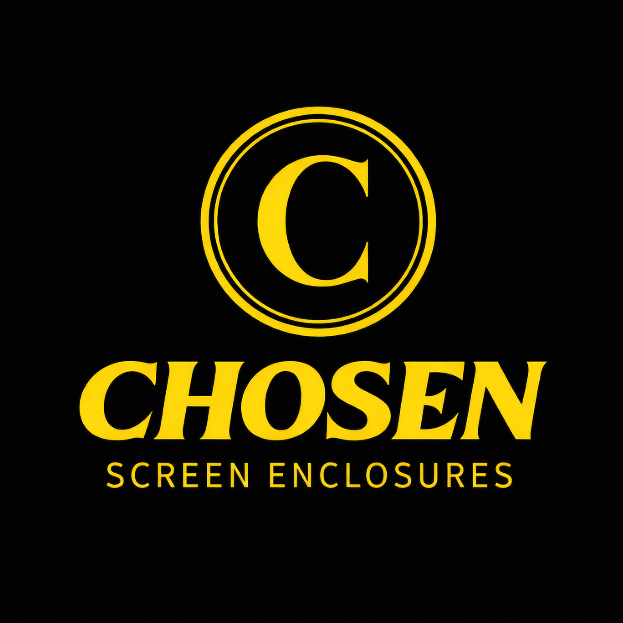 CHOSEN SCREEN ENCLOSURES
